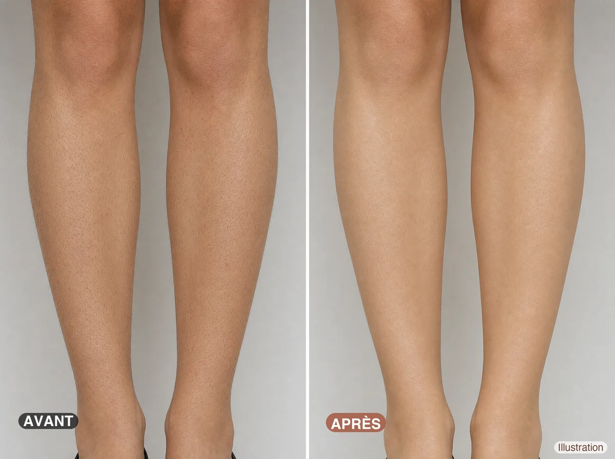 Jambes — Images de simulation — ce ne sont pas de